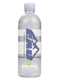a bottle of water on a white background